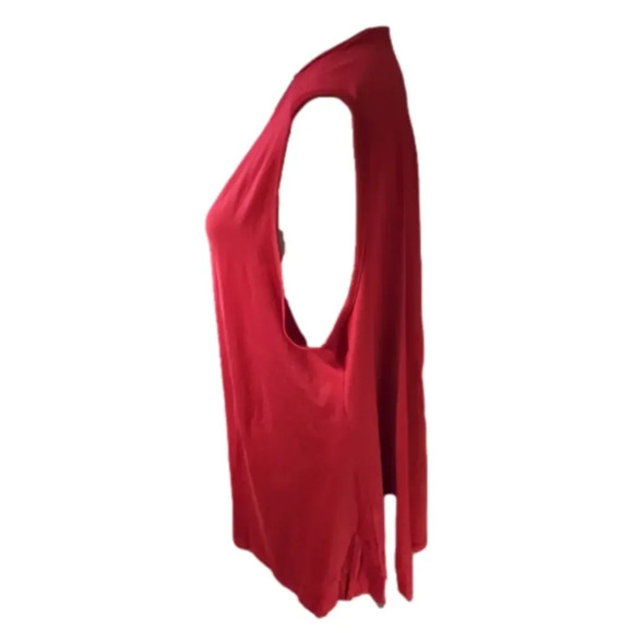 ComfortFit Plus Size 3XL (18W) Tunic Top color Burgundy - Picture 5 of 5